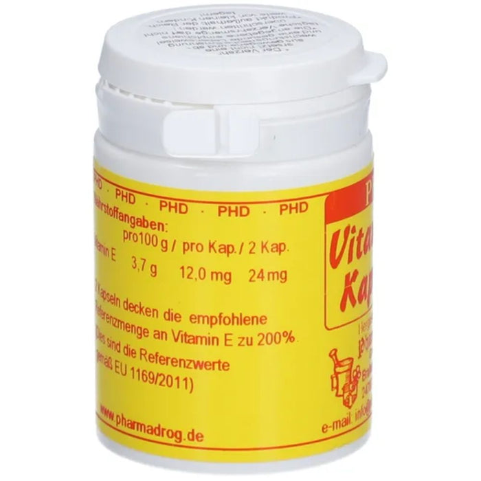 PHD Vitamin E Kapseln, 100 pcs. Capsules