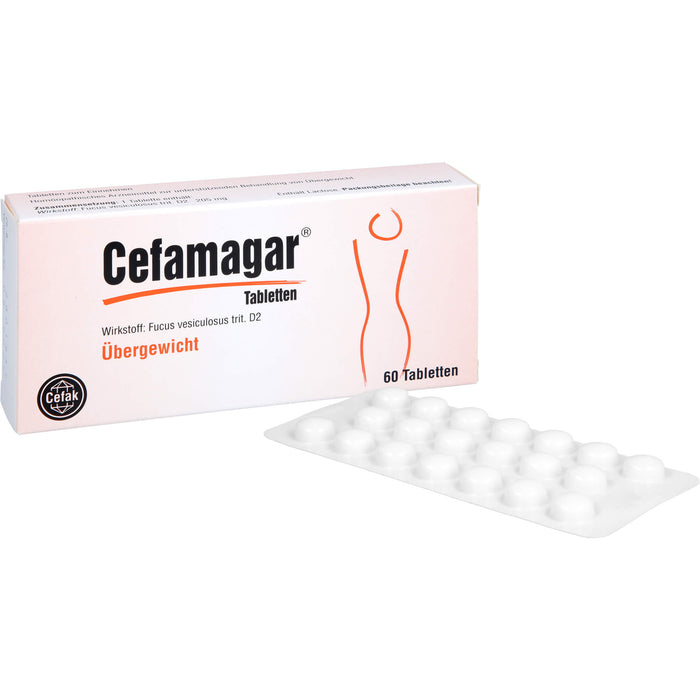 Cefamagar Tabletten bei Übergewicht, 60 St. Tabletten
