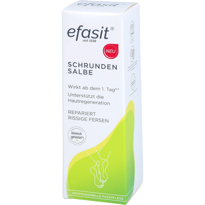 Efasit Schrunden Salbe repariert rissige Fersen, 60 ml Onguent