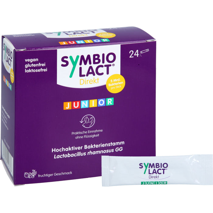 SymbioLact Direkt Junior Sticks mit fruchtigem Geschmack, 24 pc Bâtonnets