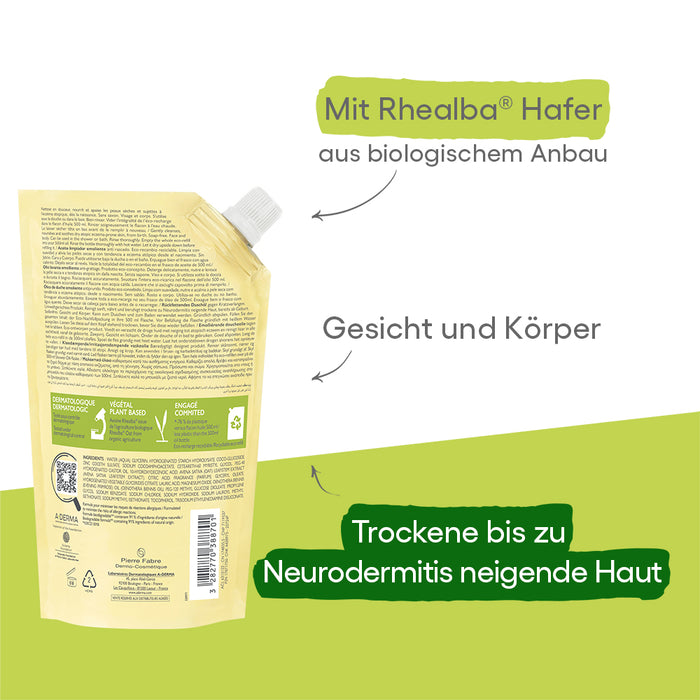 A-DERMA EXOMEGA CONTROL Duschöl Nachfüllpackung, 500 ml Gel douche