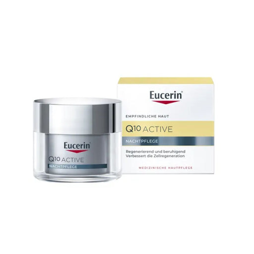 Eucerin Q10 Active Anti-Falten Nachtpflege Creme, 50 ml Creme