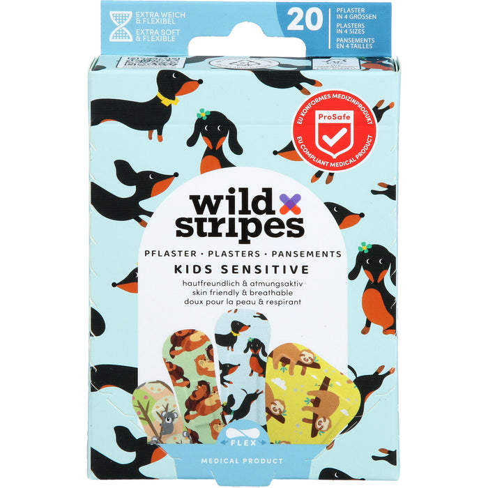 Wild Stripes Kids Sensitiv Animal Fun, 20 St. Pflaster