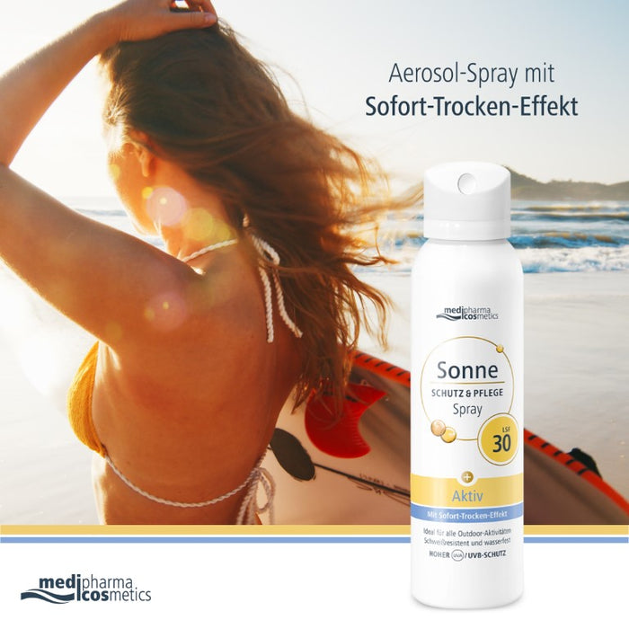 Medipharma Cosmetics Sonne Schutz & Pflege Aktiv LSF 30 Aerosol-Spray, 150 ml Solution