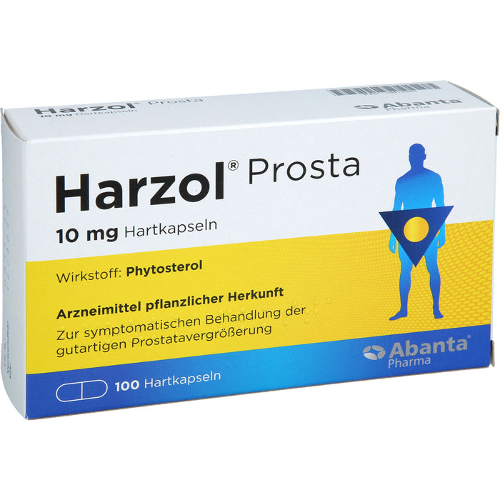 Harzol Prosta 10 mg Hartkapseln bei gutartiger Prostatavergrößerung, 100 pcs. Capsules