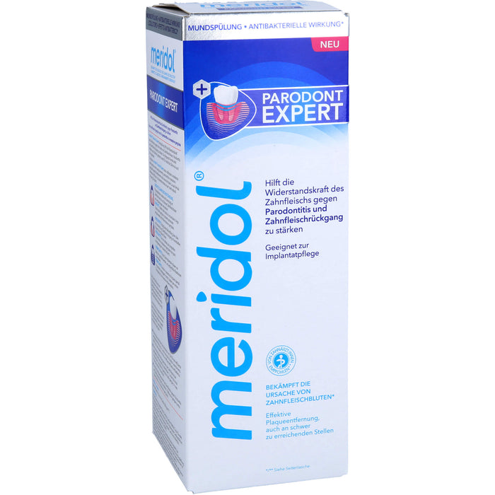 Meridol Parodont Expert Mundspülung bei Parodontitis und Zahnfleischrückgang, 400 ml Solution