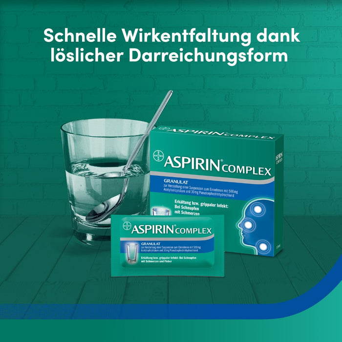 ASPIRIN Complex Granulat, 10 pcs. Sachets