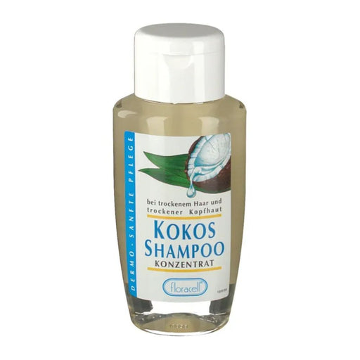 Floracell Kokos Shampoo bei trockenem Haar und trockener Kopfhaut, 200 ml Shampoo