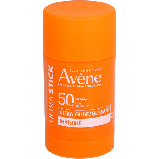 Avène Ultra Stick invisible LSF 50 wasserfester Sonnenschutz bei empfindlicher Haut, 20 g Stift
