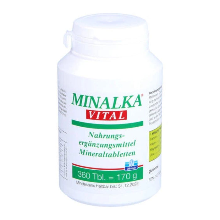 MINALKA vital Mineraltabletten, 360 St. Tabletten