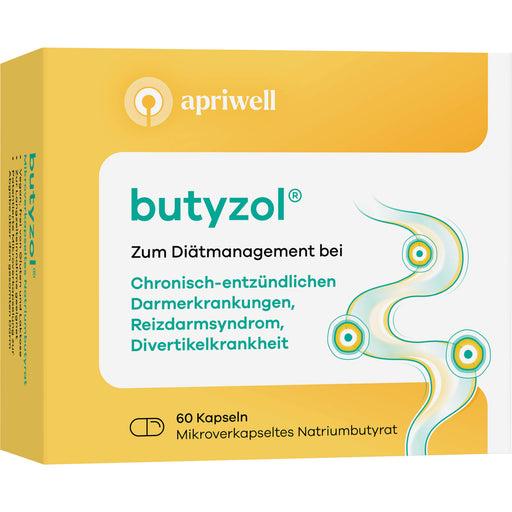 Apriwell Butyzol Kapseln bei chronisch-entzündlichen Darmerkrankungen,  Reizdarm, Divertikeln, 60 St. Kapseln