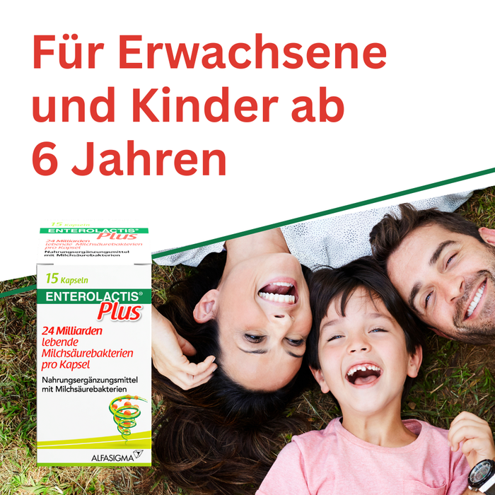 Enterolactis Duo - natürliche Versorgung der Darmflora und des Darmmikrobioms mit L. Casei DG & Inulin - laktosefrei & glutenfrei, 15 pc Capsules