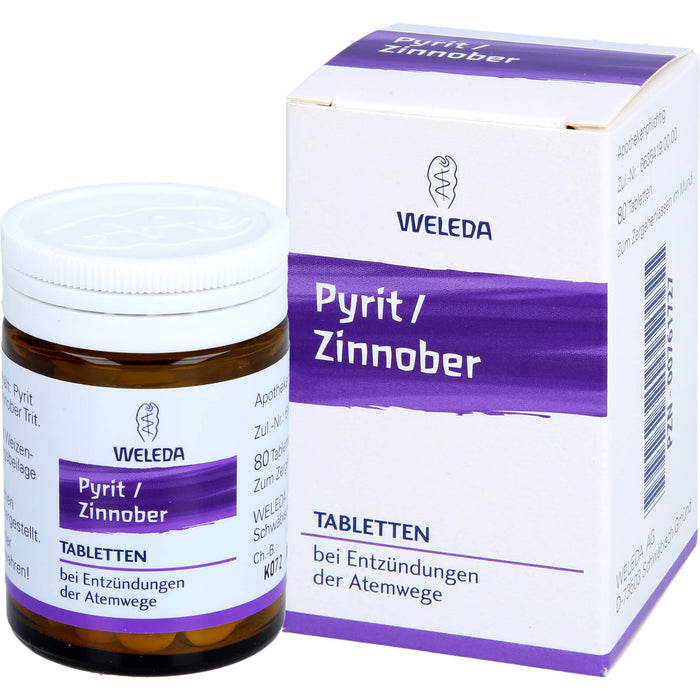 Pyrit Zinnober WELEDA Tbl., 80 pcs. Tablets