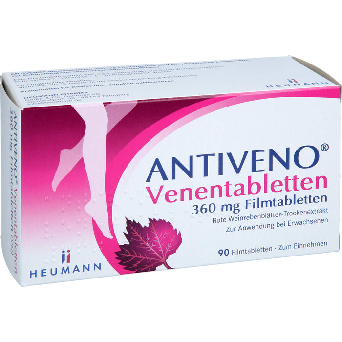 ANTIVENO Venentabletten 360 mg Filmtabletten, 90 pc Tablettes