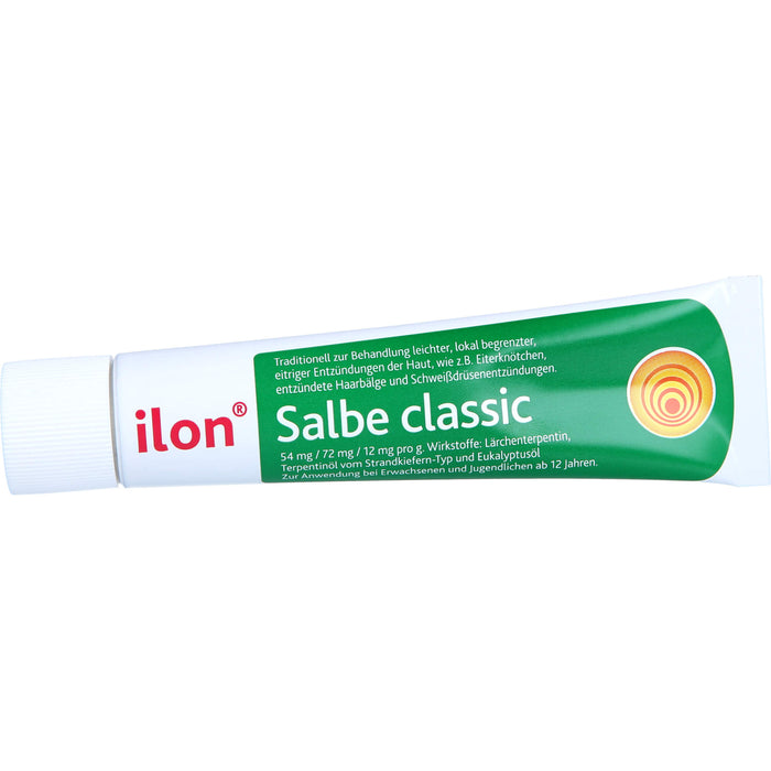 ilon Salbe classic bei leichten eitrigen Entzündungen der Haut, 25 g Ointment
