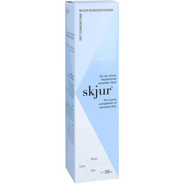 Skjur milder Reinigungsschaum für ein reines Hautbild bei sensibler Haut, 200 ml Lösung
