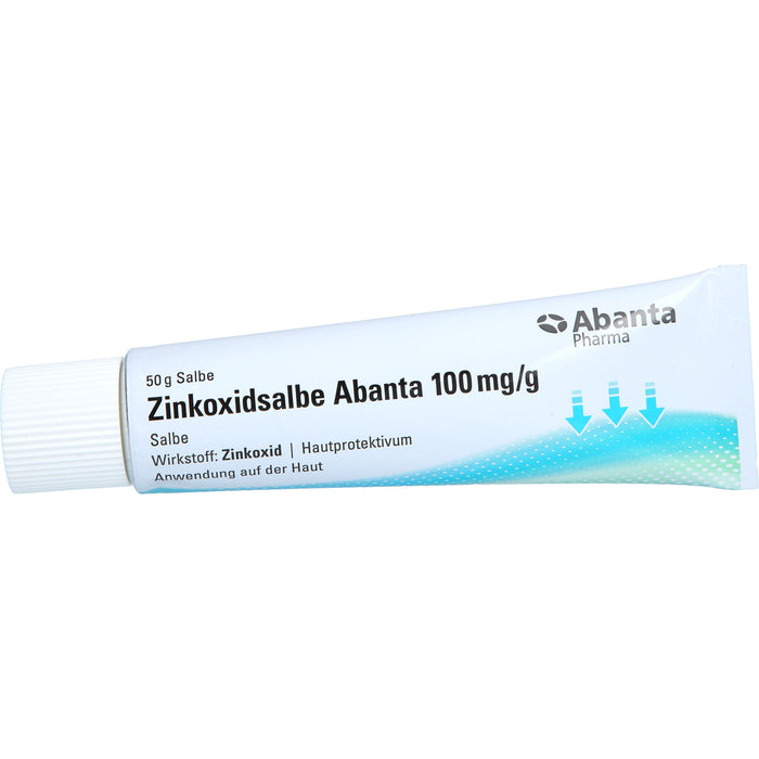 Abanta Pharma Zinkoxidsalbe 100 mg / g Hautprotektivum, 50 g Salbe