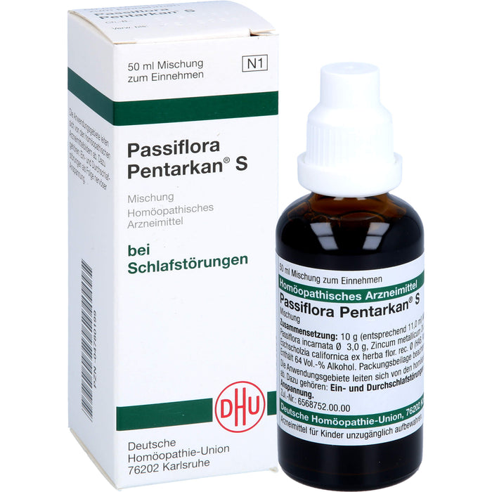 DHU Passiflora Pentarkan S Mischung bei Schlafstörungen, 50 ml Solution