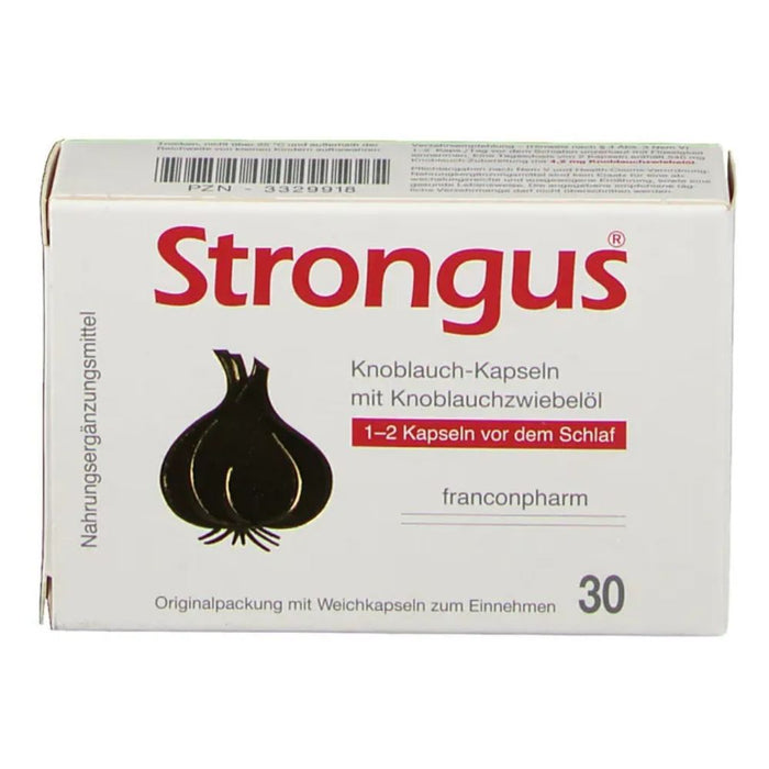 Strongus Knoblauch-Kapseln, 30 pcs. Capsules