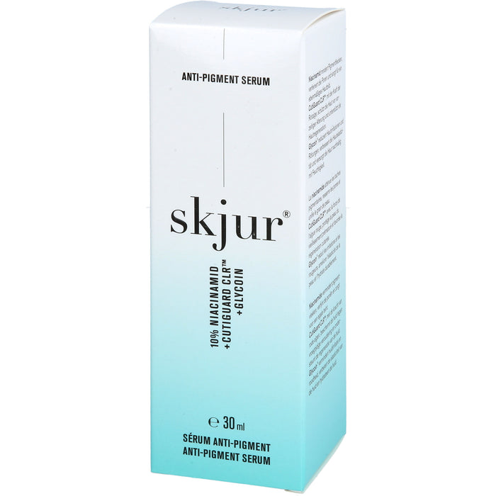 Skjur Anti-Pigment Serum für ein ebenmäßiges Hautbild bei sensibler Haut, 30 ml Gel