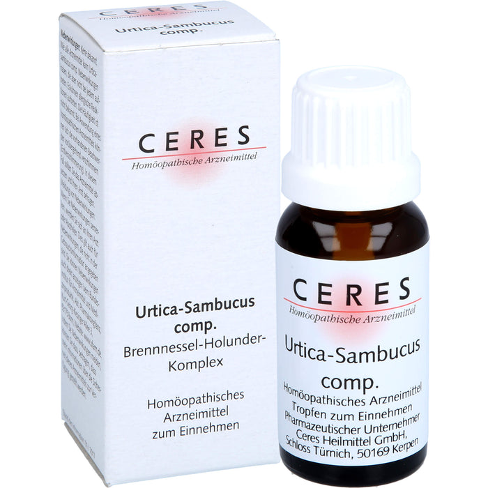 Ceres Urtica sambucus comp. Tropf., 20 ml Solution