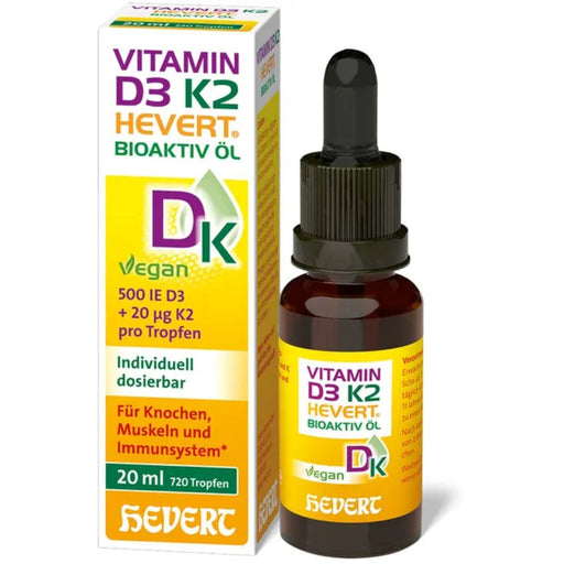 Vitamin D3 K2 Hevert Bioaktiv Öl, 20 ml Öl