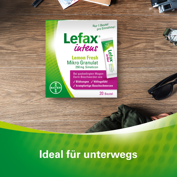 Lefax intens Lemon Fresh Mikro Granulat, 20 pcs. Sachets