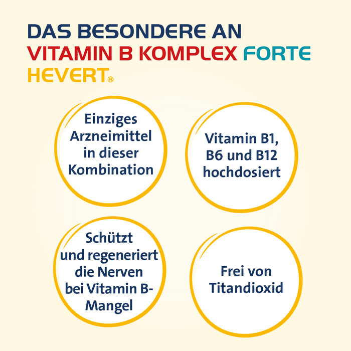 Vitamin B Komplex forte Hevert, 60 pcs. Tablets