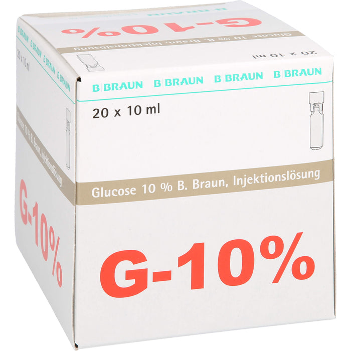 B. Braun Glucose 10 % Mini Plasco connect Injektionslösung, 20 pc Récipients à dose unique