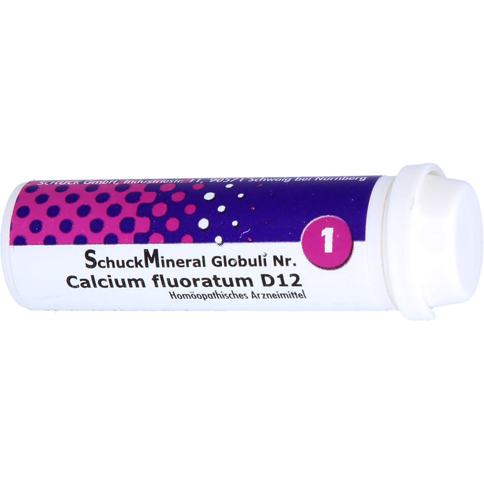Schuckmineral Globuli 1 Calcium fluoratum D12, 7.5 g Globules