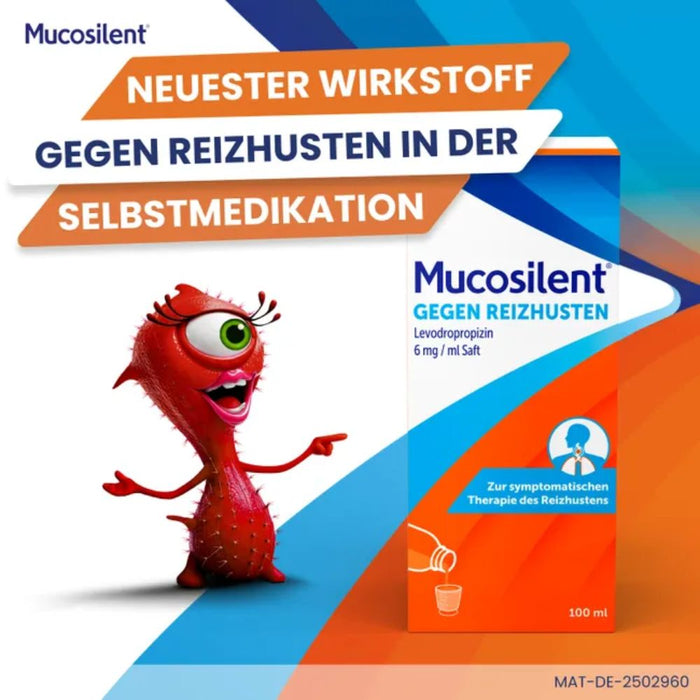 Mucosilent Saft gegen Reizhusten, 100 ml Solution