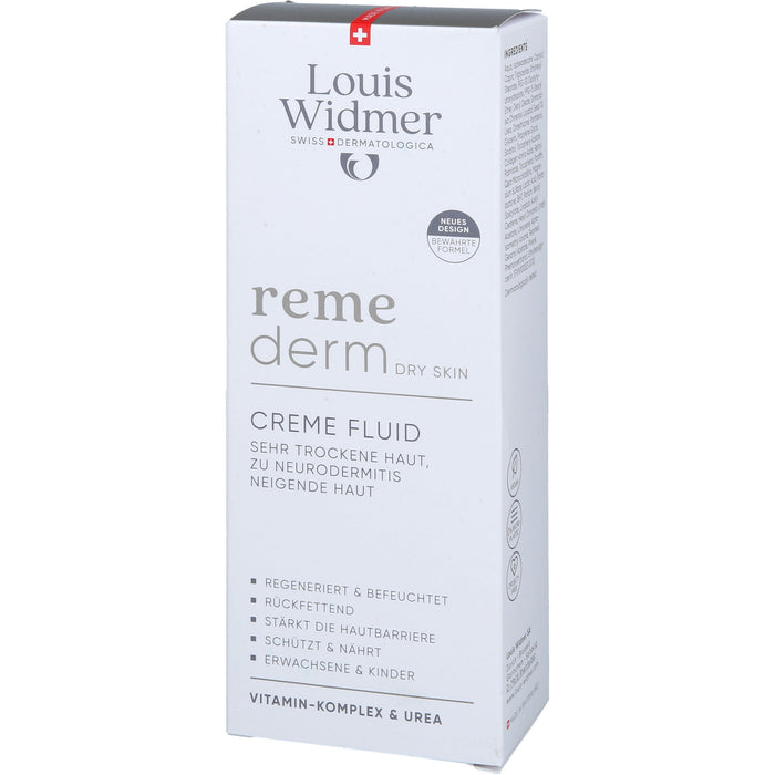Louis Widmer remederm Creme Fluid für sehr trockene Haut, 200 ml Solution
