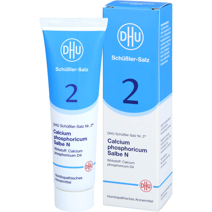 DHU Schüßler-Salz Nr. 2 Calcium phosphoricum D4 – Das Mineralsalz der Knochen und Zähne – das Original, 50 g Ointment