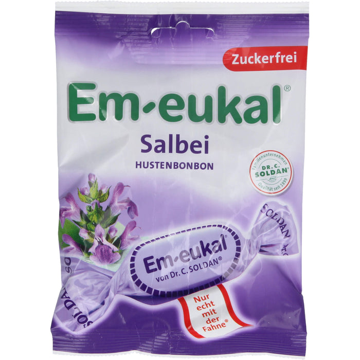 Em-eukal Salbei Bonbons zuckerfrei, 75 g Candies