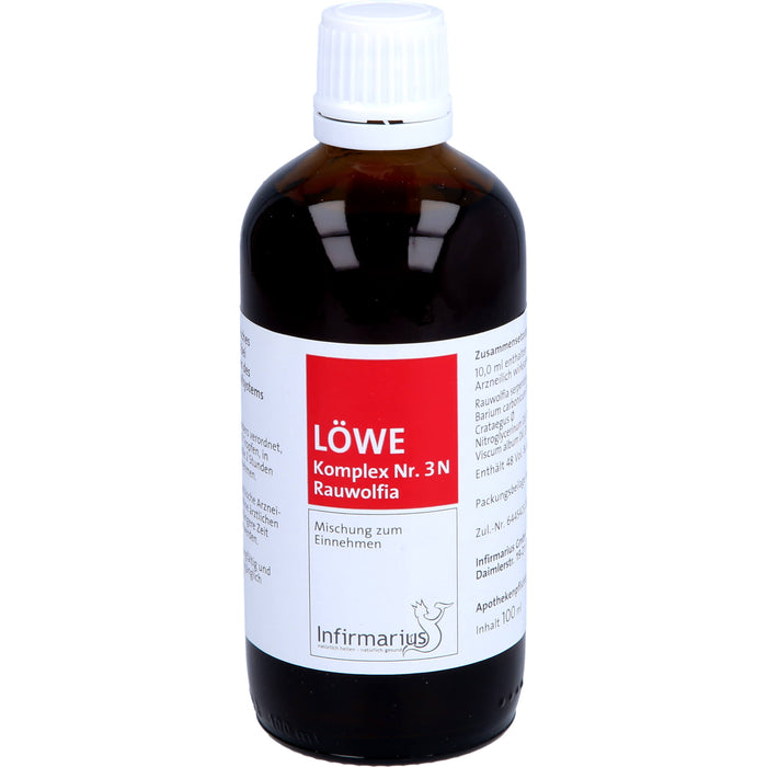 LÖWE Komplex Nr. 3 N Rauwolfia Tropfen, 100 ml Solution