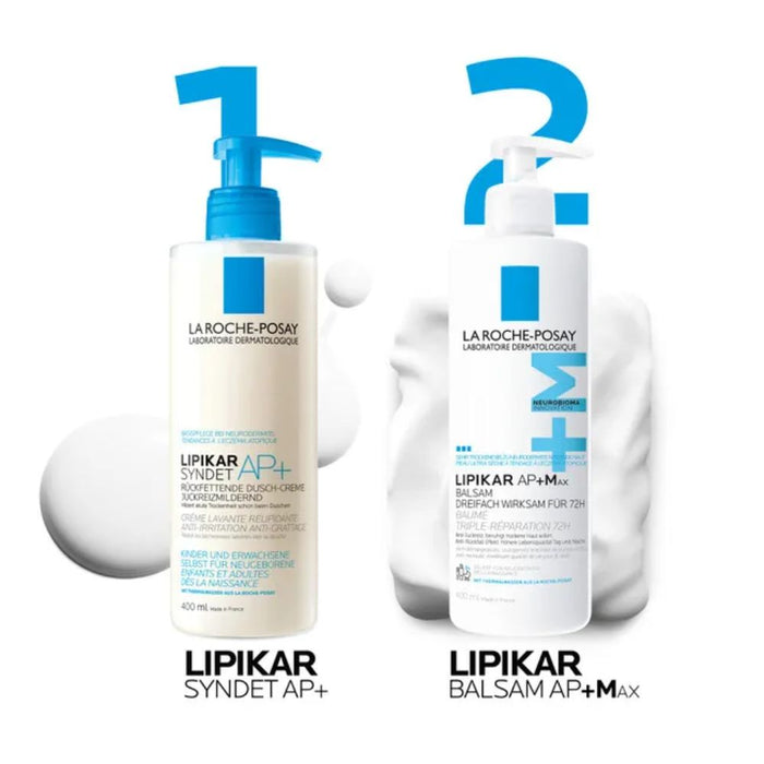 La Roche-Posay Lipikar AP+Max Balsam Anti-Juckreiz, beruhigt trockene Haut, 400 ml Cream