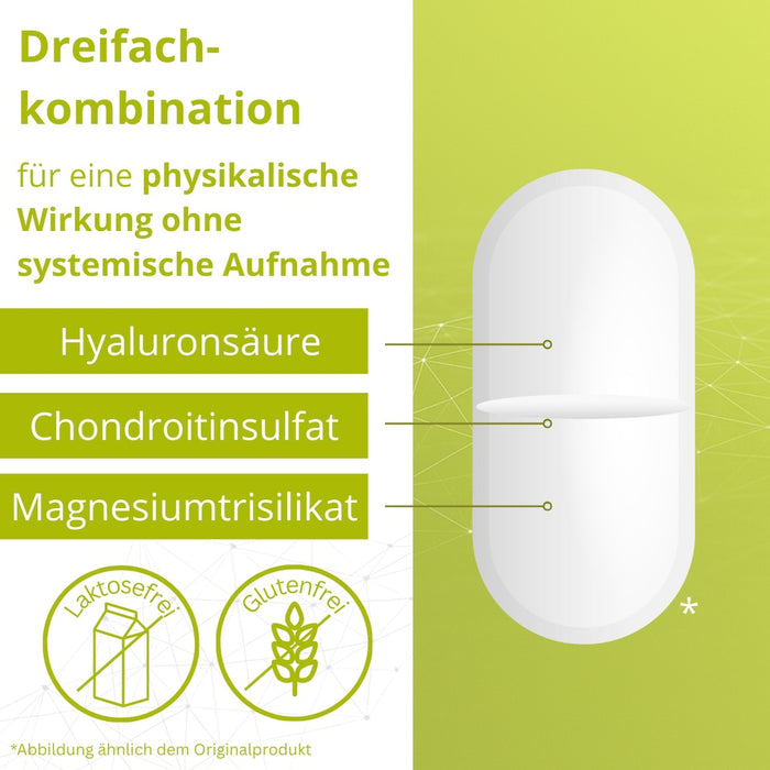 ESOXX Defence - Schnelle Hilfe bei Sodbrennen & Reflux, schützt Speiseröhre und Magen - mit Hyaluronsäure, Chondroitinsulfat & Magnesiumtrisilikat - glutenfrei & laktosefrei, 20 pc Tablettes