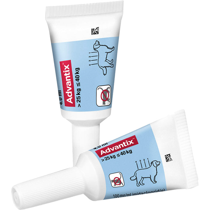 Advantix Spot-On Lösung für Hunde (25–40 kg), 4 St. Einzeldosisbehältnisse