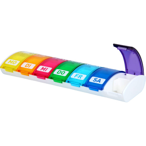 WEPA 1 x 7 Wochenbox UV-Schutz+ Regenbogen Tablettenbox, 1 St. Box