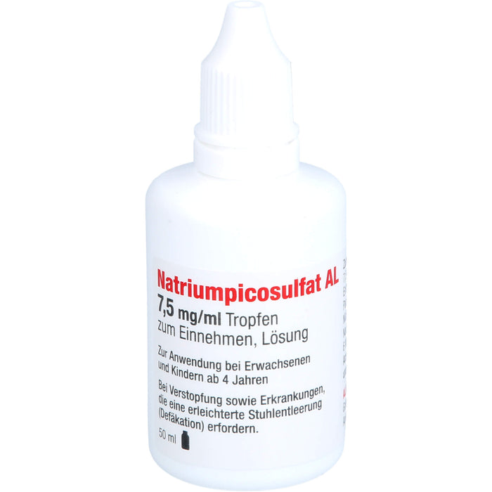 Natriumpicosulfat AL 7,5 mg / ml bei Verstopfung, 50 ml Solution