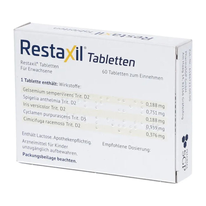 Restaxil Tabletten bei Neuralgien, 60 pcs. Tablets