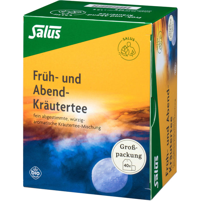 Salus Früh- und Abend-Kräutertee, 40 pc Sac filtrant