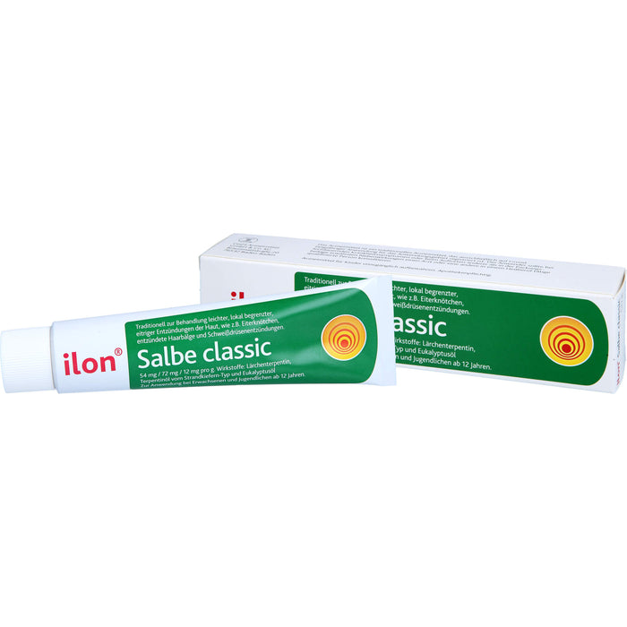 ilon Salbe classic bei leichten eitrigen Entzündungen der Haut, 50 g Ointment