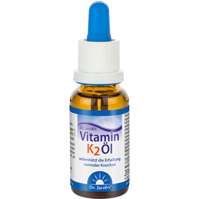 Dr. Jacob's Vitamin K2 Öl, 20 ml Lösung