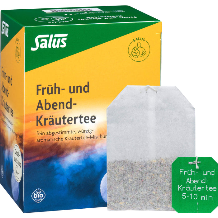 Salus Früh- und Abend-Kräutertee, 40 pc Sac filtrant