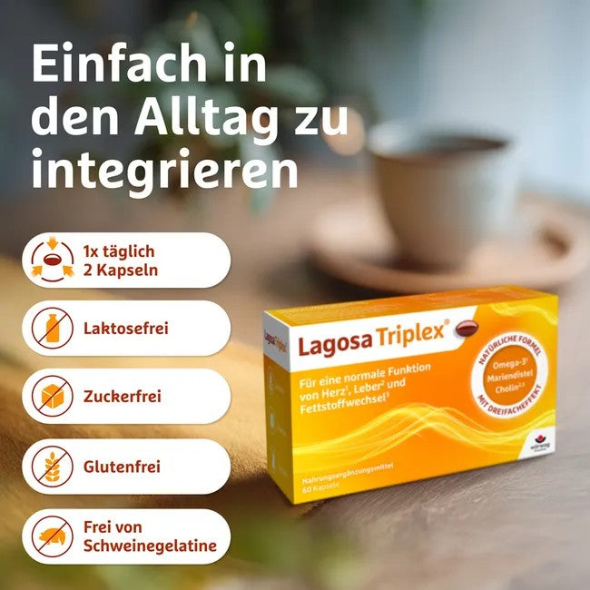 Lagosa Triplex, 60 pcs. Capsules