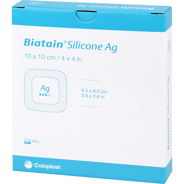 Biatain Silicone Ag Schaumverband, 5 St VER