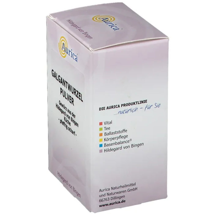 Aurica Galgantwurzel Pulver, 100 g Poudre