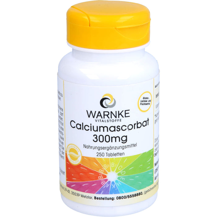 WARNKE Calciumascorbat 300 mg Tabletten, 250 St. Tabletten