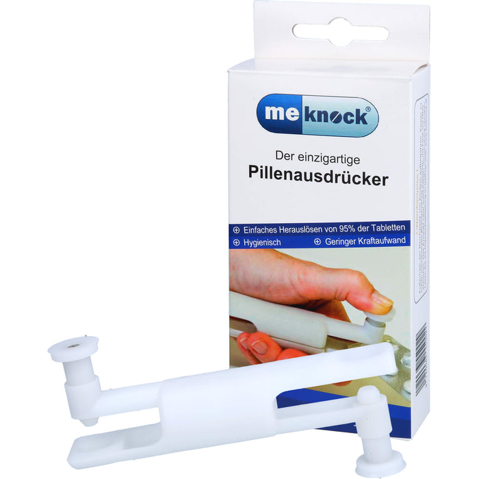 Megadent Deflogrip Blister-Ausdrückhilfe Pillenausdrücker Tabletten mühelos aus Blister entnehmen, 1 St. Gerät